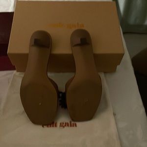 Cult Gaia heeled beaded sandals, mules.  Size 7